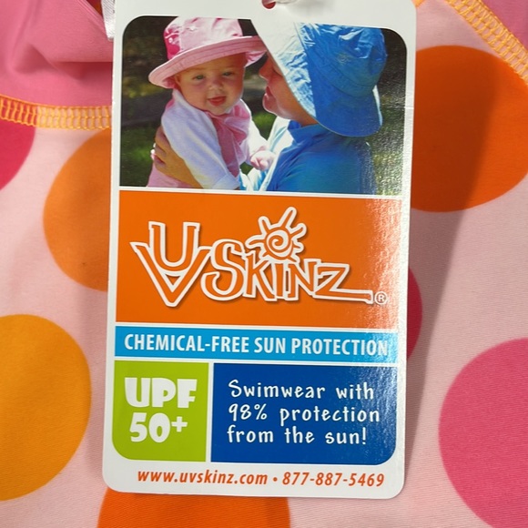 UV Skinz Girls' 3-piece Swim Set. UPF 50+ - Picture 6 of 9